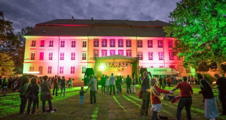 Kunst & Kulturfest Schloss bei Nacht